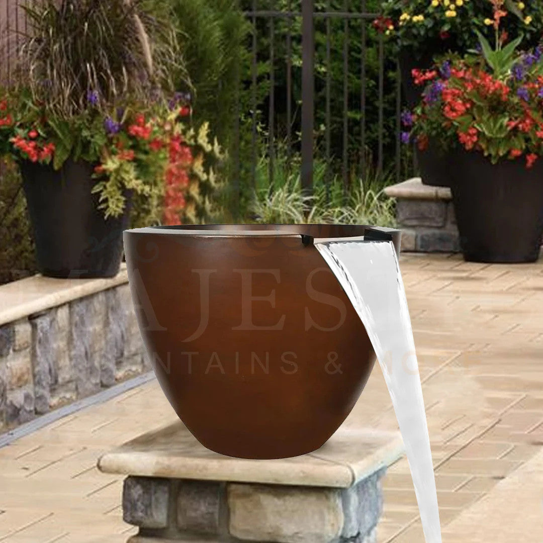 Legacy Round Water Vase 30X24 in GFRC Concrete by Archpot