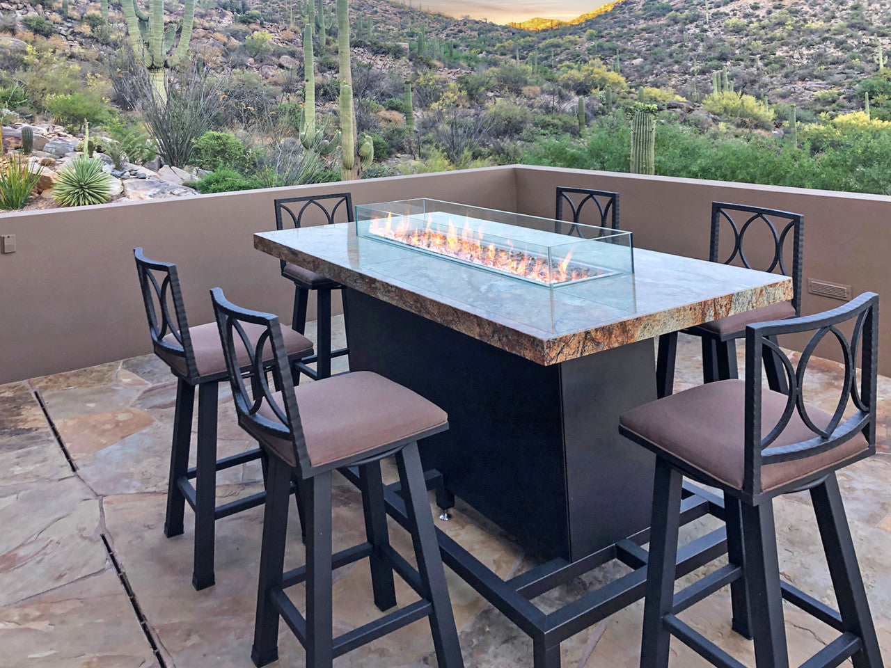 COOKE Long Beach Fire Pit Table
