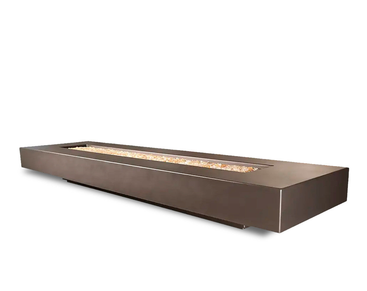 Archpot Midway Rectangle Slim Fire Table