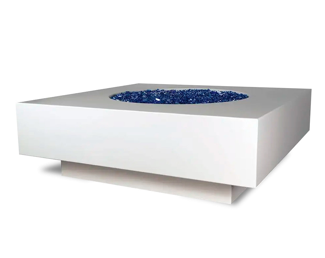 Archpot Midway Square Fire Table w/ Round Insert