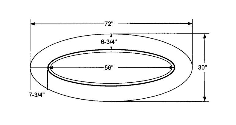 A Midway Oval Low Fire Table