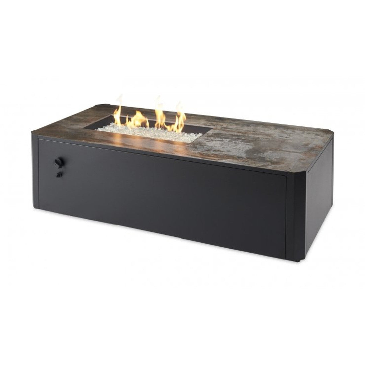 Outdoor Greatroom - Kinney Rectangular Gas Fire Pit Table