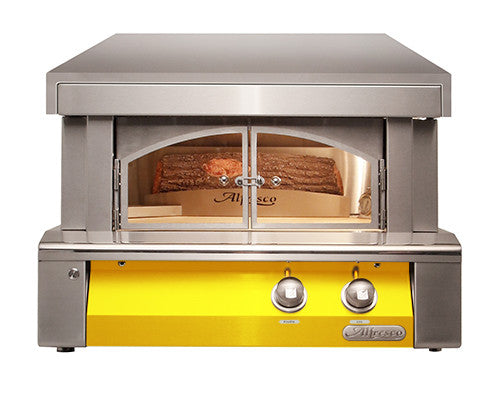 Alfresco - 30" Pizza Oven for Countertop Mount - Traffic Yellow