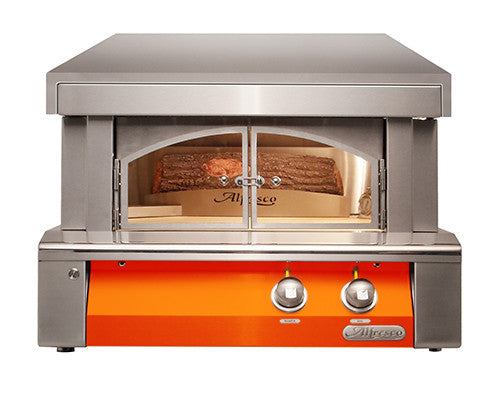 Alfresco - 30" Pizza Oven for Countertop Mount - Luminous Orange