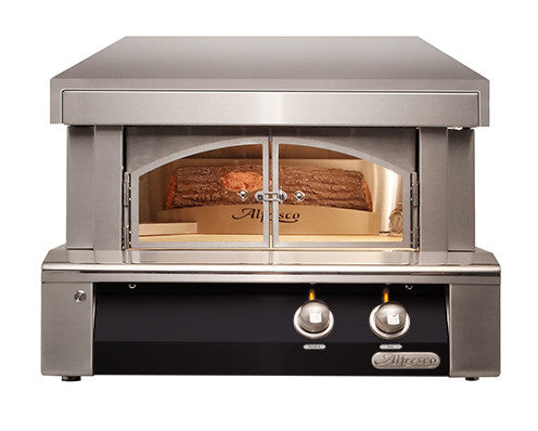 Alfresco - 30" Pizza Oven for Countertop Mount - Jet Black