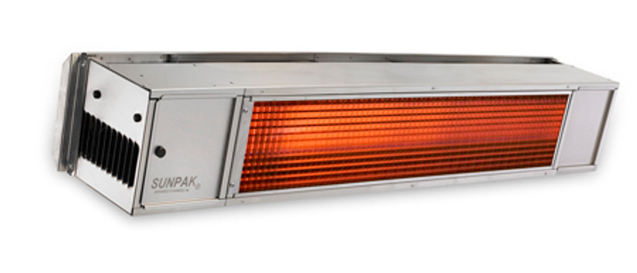 SUNPAK Stainless Steel Two Stage BTU heater (Hardwired) - S34-S-TSH
