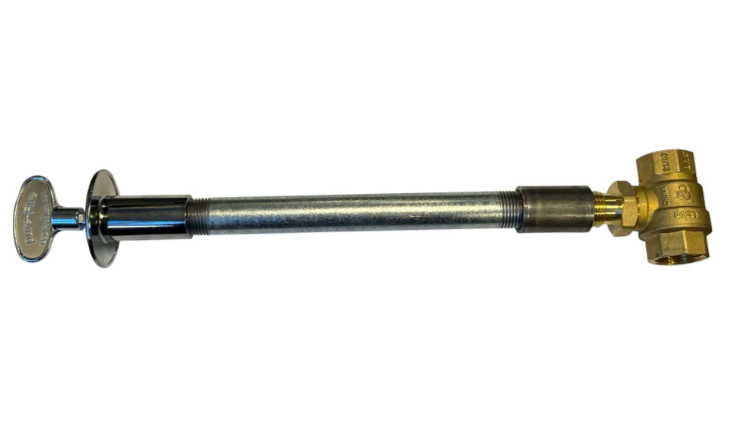 KVE4 Threaded Metal Key Valve Extension, 4-Inch