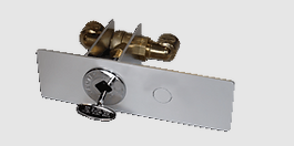 MBRVL Aluminum Key Valve Mounting Plate, 9.75 x 3-Inch