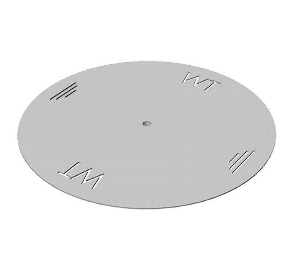 42” Circular Aluminum Plate - ALPL42C