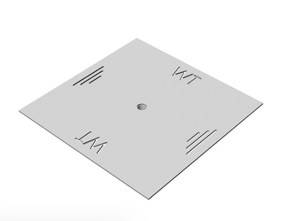 24” Square Aluminum Plate - ALPL24S