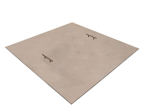Warming Trends FPC50S Aluminum Square Fire Pit Cover, 50-Inch