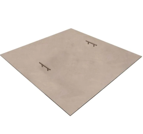 Warming Trends FPC62S Square Aluminum Fire Pit Cover, 62-Inch