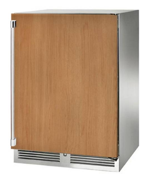 24" Perlick Marine Signature Series Wine Reserve Solid Panel Ready Door - HP24WM-4-2R