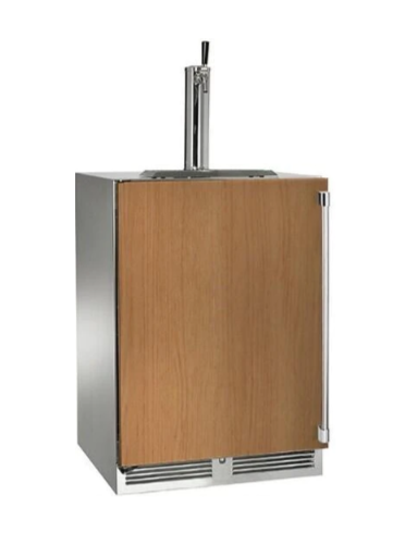 24" Perlick Marine Signature Series Beverage Dispenser With Left Hinged - HP24TM-4-2L-1