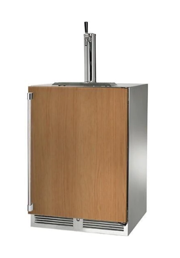 24" Perlick Marine Signature Series Beverage Dispenser With Left Hinged - HP24TM-4-2L-1