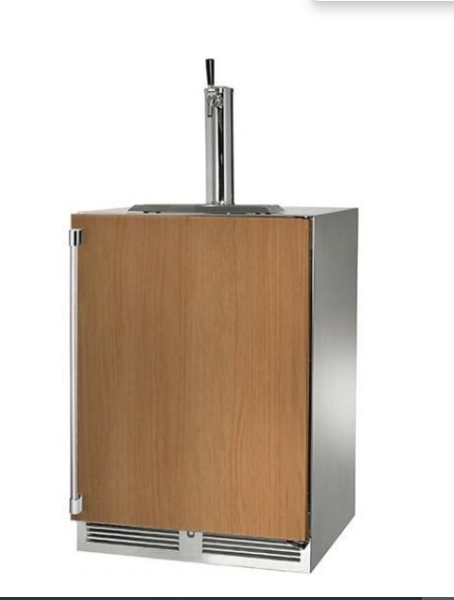 24" Perlick Marine Signature Series Beverage Dispenser With Right Hinged  - HP24TM-4-2R-1