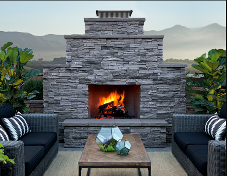 LOC Outdoor Wilderna Wood Burning Fireplace