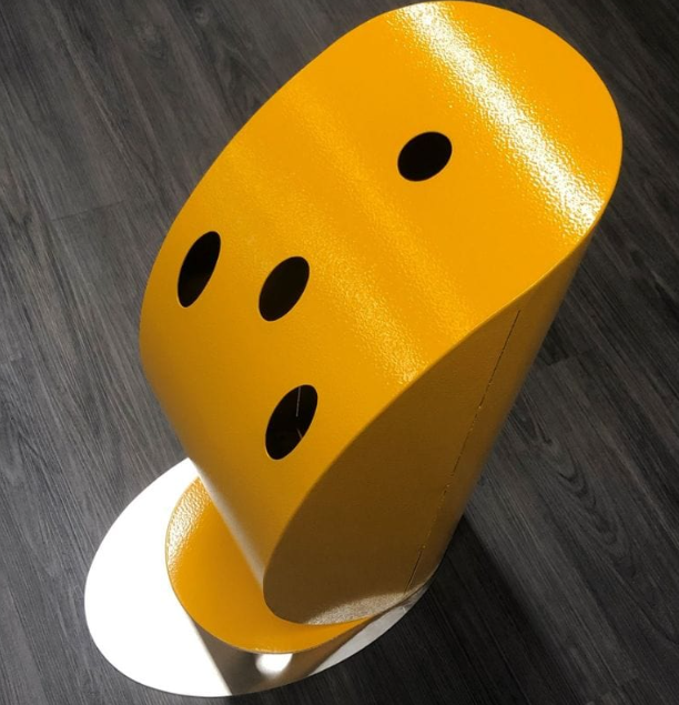 ALFA VELA PIZZA PEEL HOLDER - YELLOW - AFIPOPALE-GI