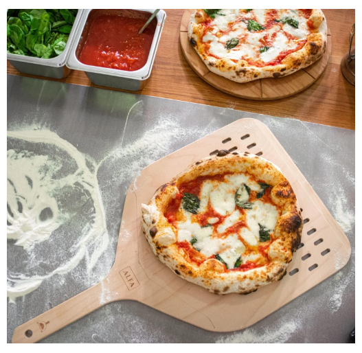 ALFA 14-Inch Wood Pizza Peel - AC-PLEGN036