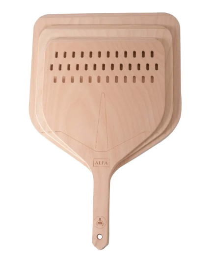 ALFA 14-Inch Wood Pizza Peel - AC-PLEGN036