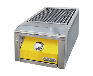 Alfresco - 14" Built-In Sear Zone™ Unit - Side Burner - Traffic Yellow