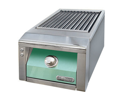 Alfresco - 14" Built-In Sear Zone™ Unit - Side Burner - Light Green