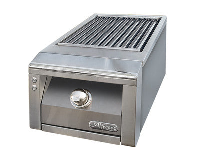 Alfresco - 14" Built-In Sear Zone™ Unit - Side Burner - Signal Grey