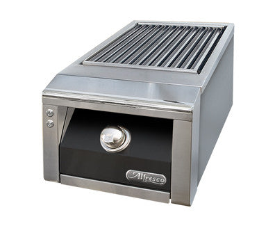 Alfresco - 14" Built-In Sear Zone™ Unit - Side Burner - Jet Black