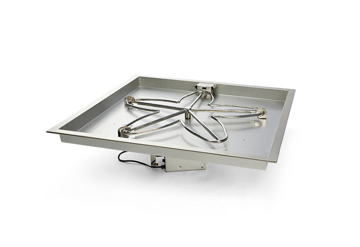 Hearth Products Controls - 30" Square Bowl Pan Fire Pit Insert - EI Series - ON/OFF