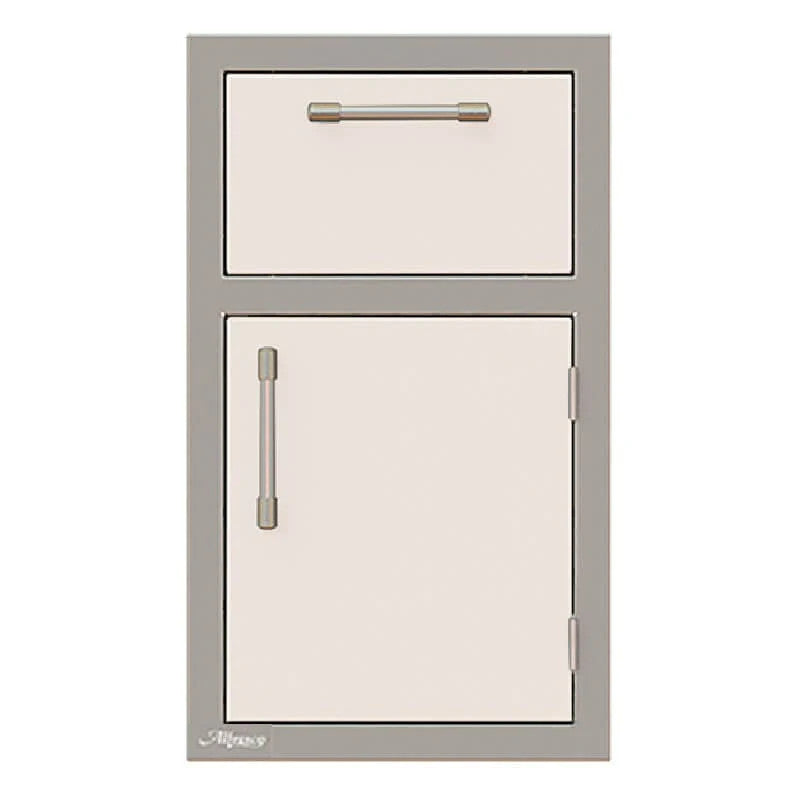 Alfresco 17-Inch Stainless Steel Right-Hinged Soft-Close Door & Drawer Combo