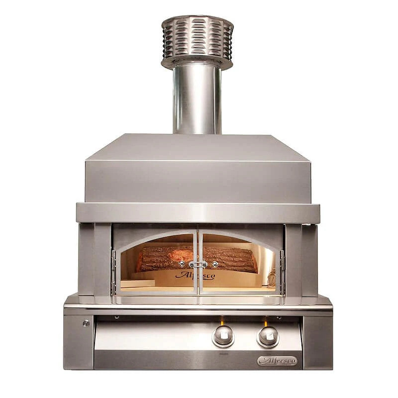 Alfresco 30-Inch Built-In Propane Outdoor Pizza Oven Plus