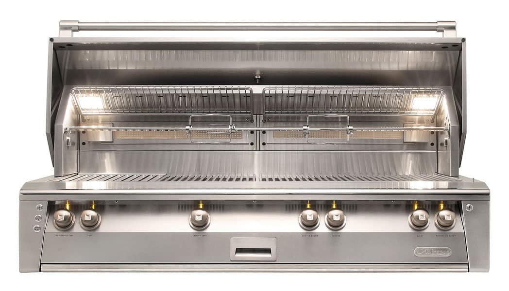 Alfresco - 56" ALXE Luxury Grill - Built-In - 3 Burner, Rotis, Smoker, SearZone™