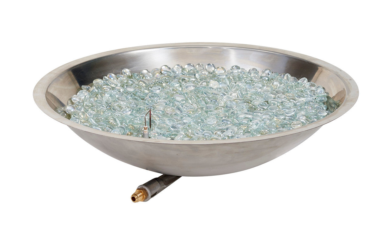 Outdoor Greatroom - 20" Round Crystal Fire Burner