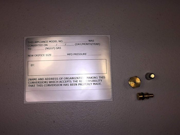Twin Eagles LP Conversion Kit for TEGH, NG to LP