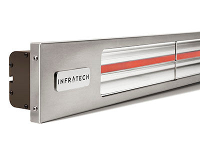 Infratech 29.50" SLIM LINE 1,600 WATT 120 VOLT 13.3 AMPS Silver Heater