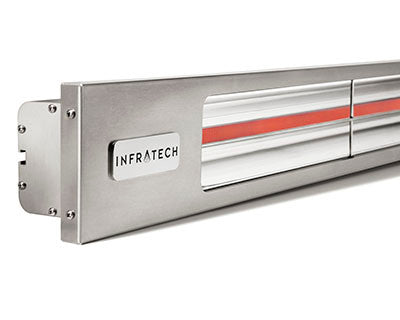 Infratech 43.50" SLIM LINE 2,400 WATT 240V 10.0 AMPS Silver Heater