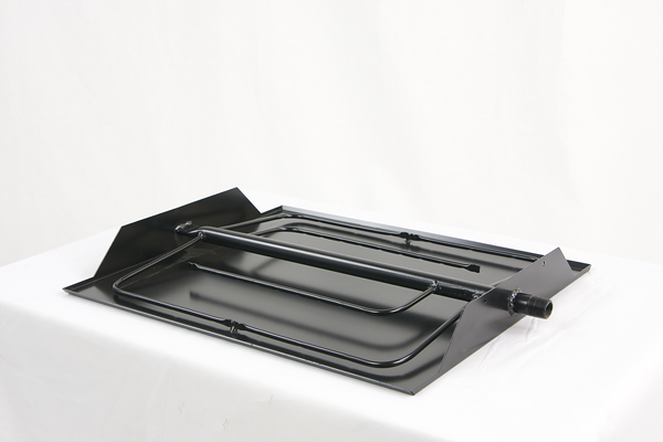 Double Face Custom Embers Pan Burner with Grate Hearth Kit