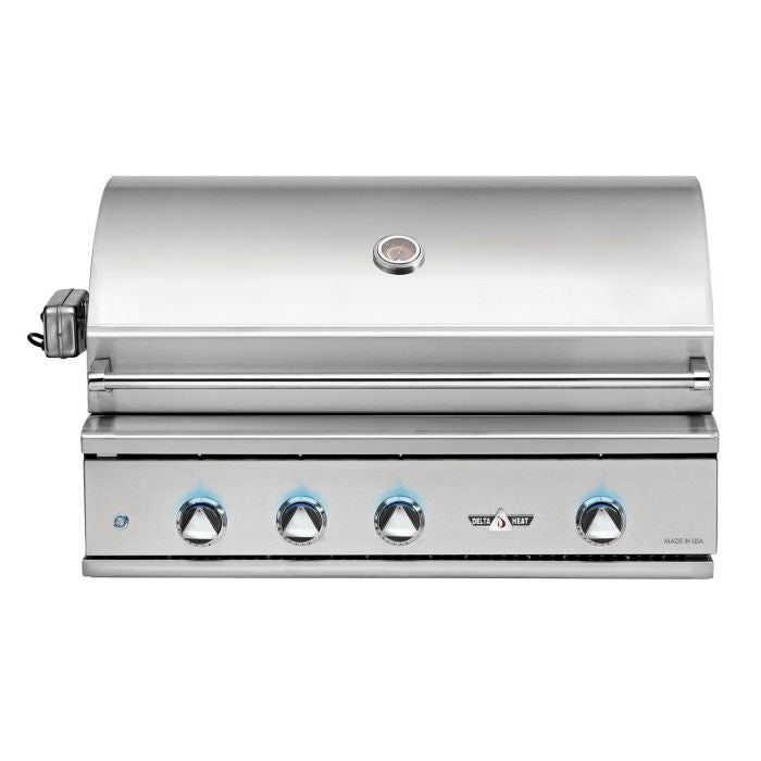 Delta Heat 38-Inch 3-Burner Built-In Grill with Sear Zone & Infrared Rotisserie Burner