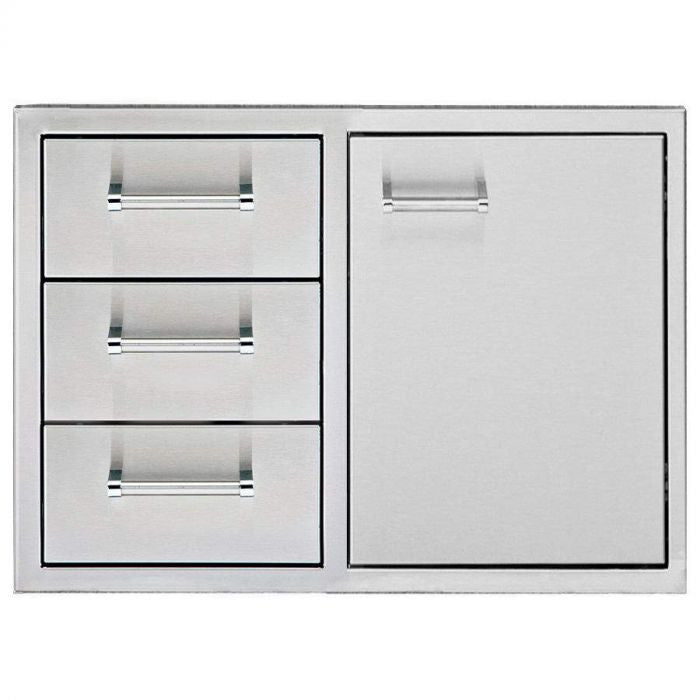 Delta Heat Door 3-Drawer Combo, 36x20.75-Inch