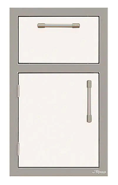 Alfresco 17-Inch Stainless Steel Soft-Close Door & Paper Towel Holder Combo