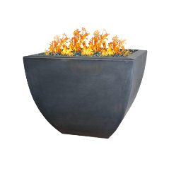 Legacy Square Fire Vase