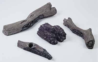 Rasmussen Charred Chunk Kit For Evening Series Vented Gas Log Sets