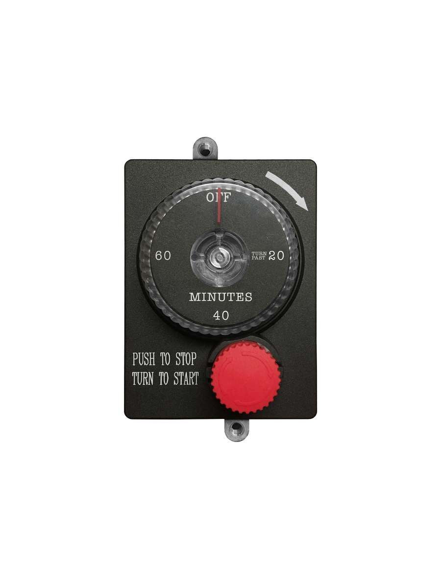 Firegear Mechanical Timer with Emergency Shut-Off (ESTOP1-0H), 1-Hour