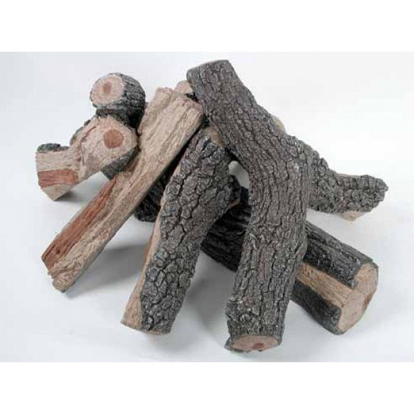 Rasmussen - Fire Pit Bark/Split Logs Set