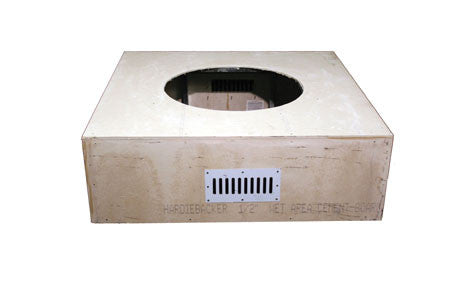Hearth Products Controls  - Square Unfinished Enclosure - 45" x 45" x 18"  With 25" Fire Pit Kit