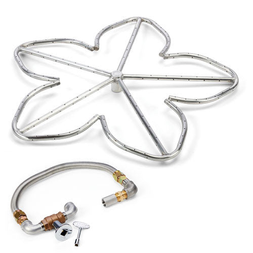 HPC 24" Penta Burner Fire Pit Kit