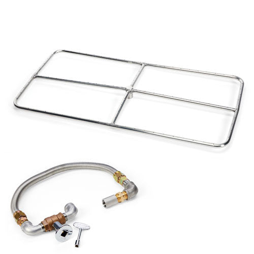 HPC 36”x18” Rectangle Burner Fire Pit Kit