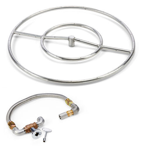 HPC 24" Round Burner Fire Pit Kit