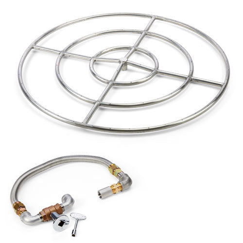 HPC Fire 36" Round High Capacity Burner Fire Fit Kit FPS36HC