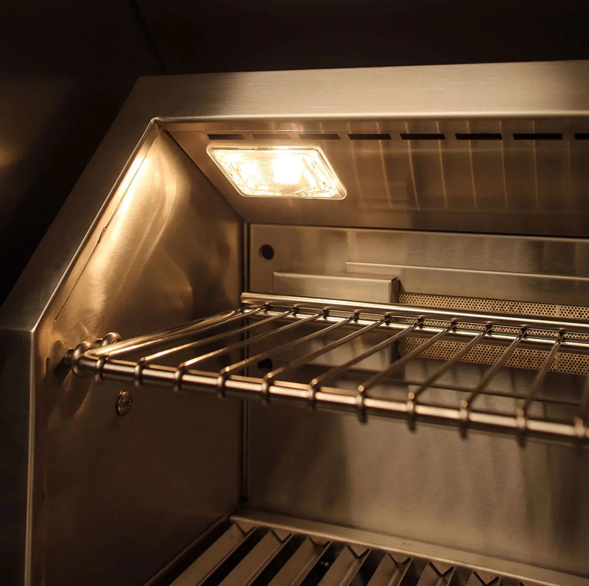 Alfresco 56'' Standard Grill On Refrigerated Base Dbl Side Burner - Ultramarine Blue-Gloss